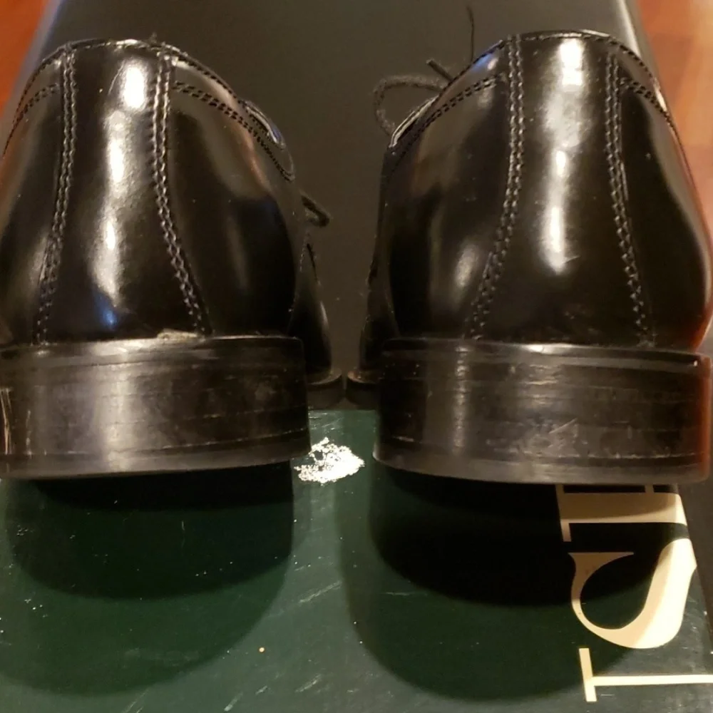 NUNN Bush Black Flex Tie Up Dress Shoes size 8 Like New EUC